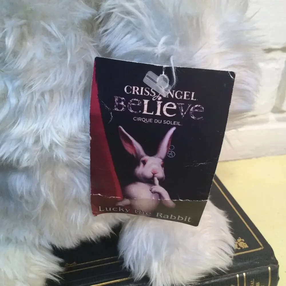 Criss Angel’s “Lucky the Rabbit” BeLIEve mascot plush NWT
